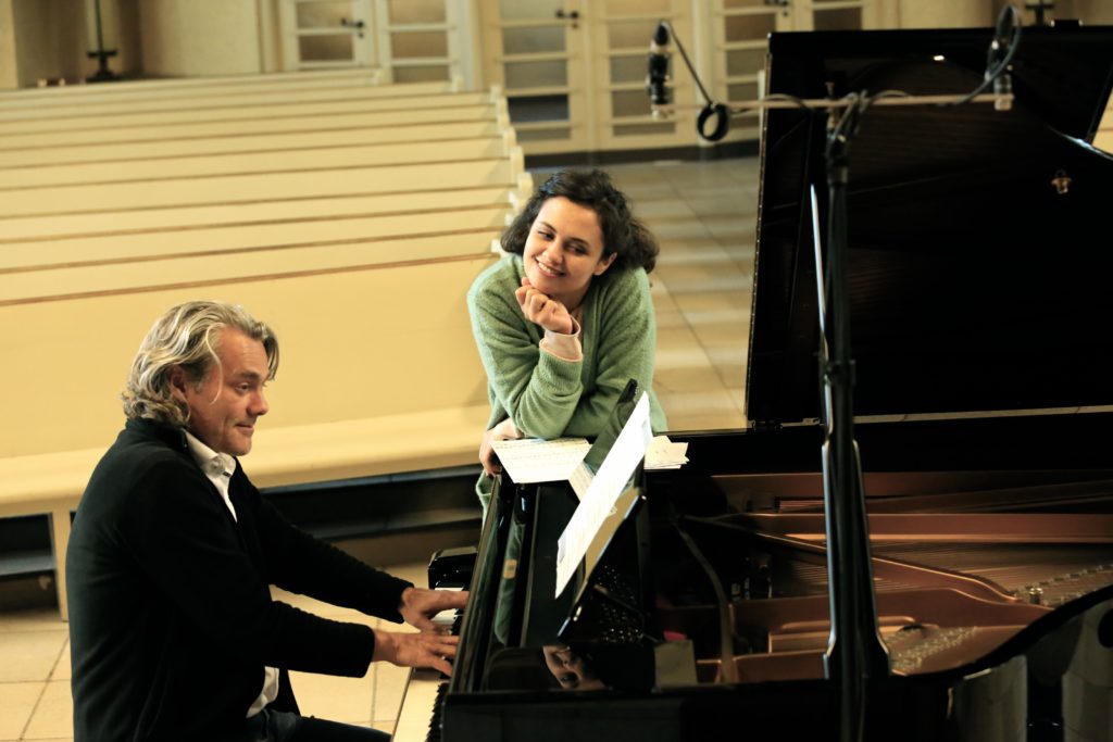 Katharina Konradi Recording with Gerold Huber